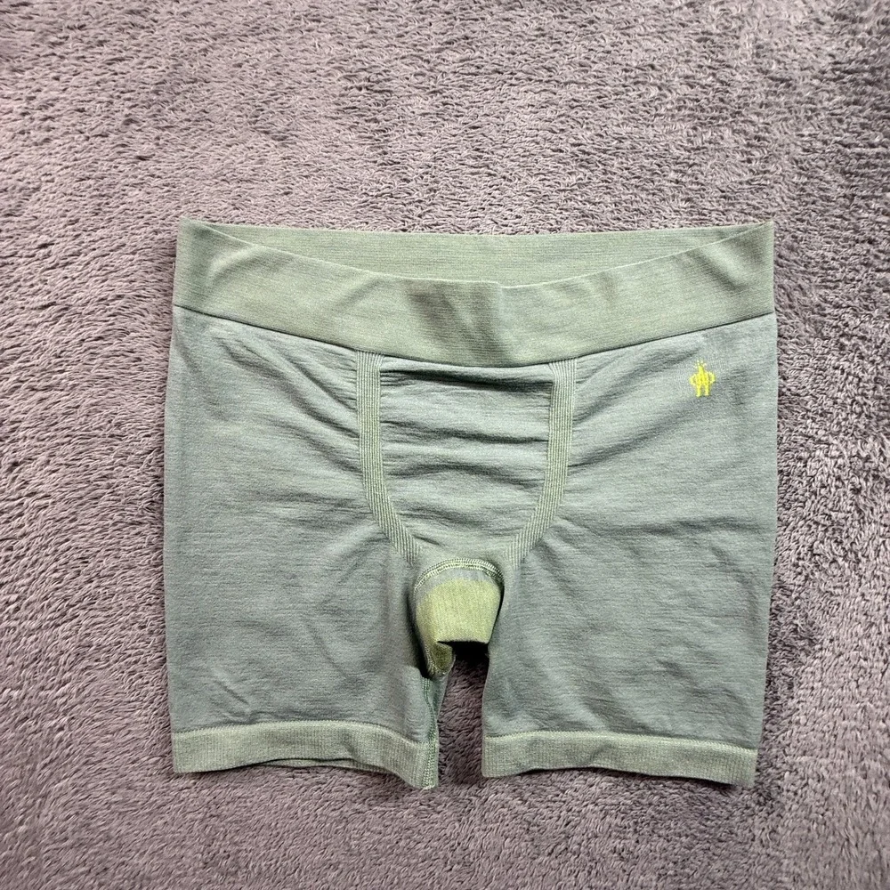 Smartwool Everyday Boxer Brief Mens L Merino Wool Blend Sea Foam Green